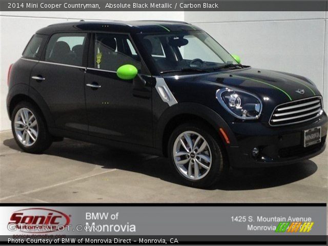 2014 Mini Cooper Countryman in Absolute Black Metallic