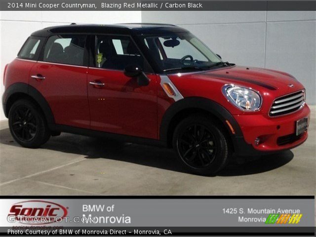2014 Mini Cooper Countryman in Blazing Red Metallic