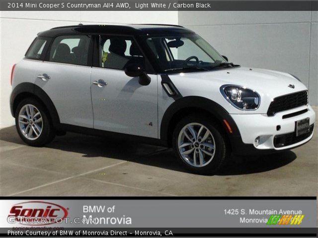 2014 Mini Cooper S Countryman All4 AWD in Light White