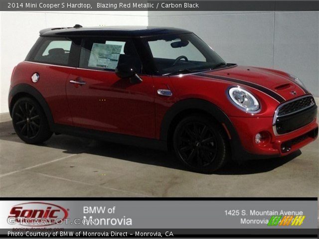 2014 Mini Cooper S Hardtop in Blazing Red Metallic