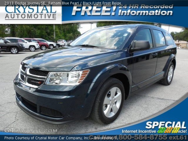 2013 Dodge Journey SE in Fathom Blue Pearl
