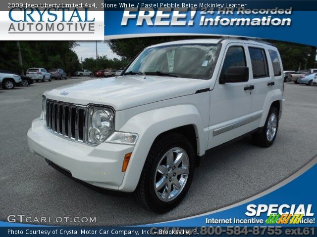 2009 Jeep Liberty Limited 4x4 in Stone White