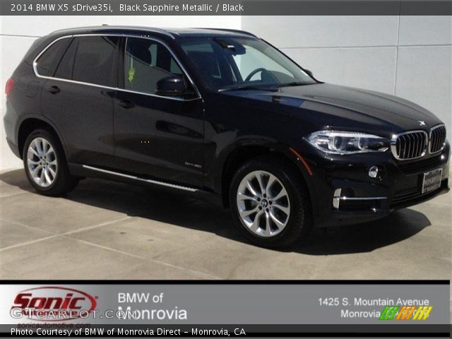 2014 BMW X5 sDrive35i in Black Sapphire Metallic