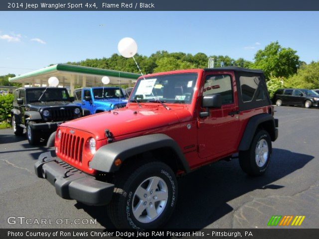 2014 Jeep Wrangler Sport 4x4 in Flame Red