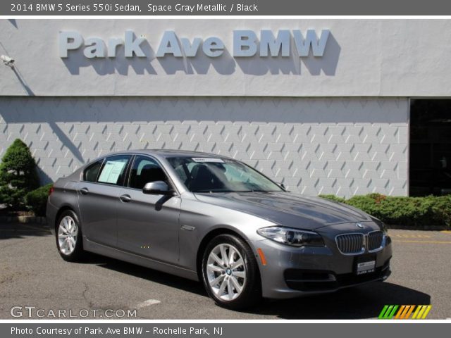 2014 BMW 5 Series 550i Sedan in Space Gray Metallic