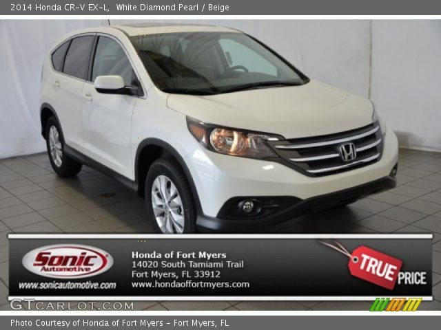 2014 Honda CR-V EX-L in White Diamond Pearl