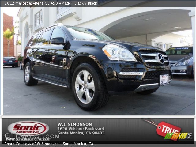 2012 Mercedes-Benz GL 450 4Matic in Black