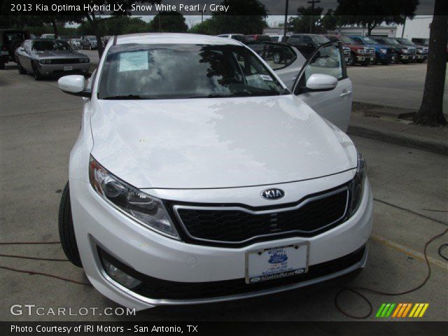 2013 Kia Optima Hybrid LX in Snow White Pearl