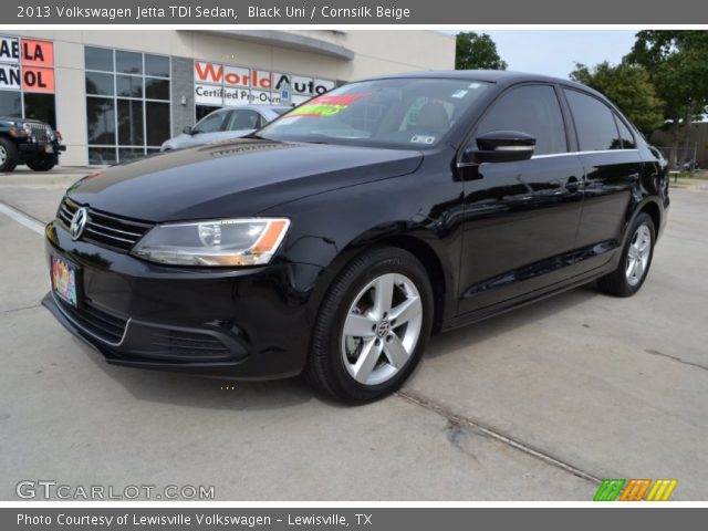 2013 Volkswagen Jetta TDI Sedan in Black Uni