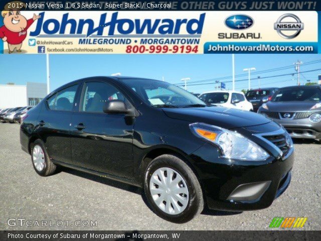 2015 Nissan Versa 1.6 S Sedan in Super Black