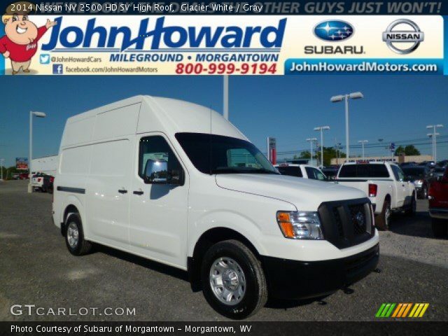 2014 Nissan NV 2500 HD SV High Roof in Glacier White