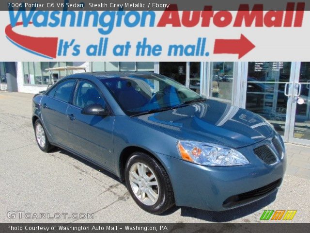 2006 Pontiac G6 V6 Sedan in Stealth Gray Metallic