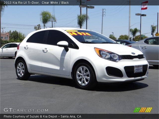 2013 Kia Rio LX 5-Door in Clear White