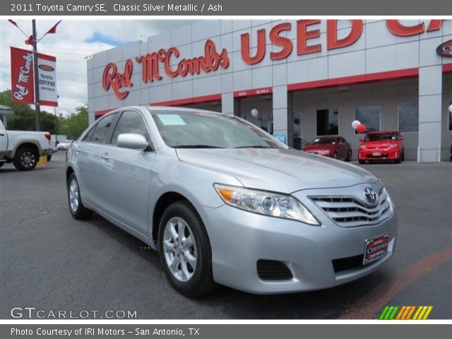 2011 Toyota Camry SE in Classic Silver Metallic