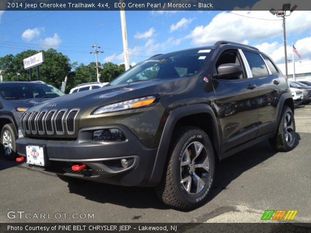 2014 Jeep Cherokee Trailhawk 4x4 in ECO Green Pearl