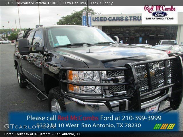 2012 Chevrolet Silverado 1500 LT Crew Cab 4x4 in Black