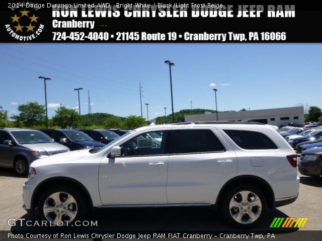 2014 Dodge Durango Limited AWD in Bright White