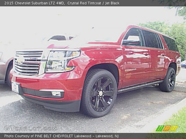 2015 Chevrolet Suburban LTZ 4WD in Crystal Red Tintcoat