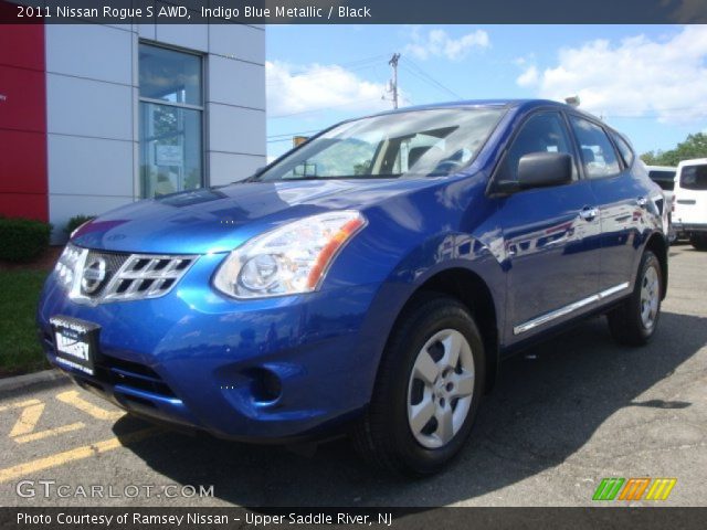 2011 Nissan Rogue S AWD in Indigo Blue Metallic