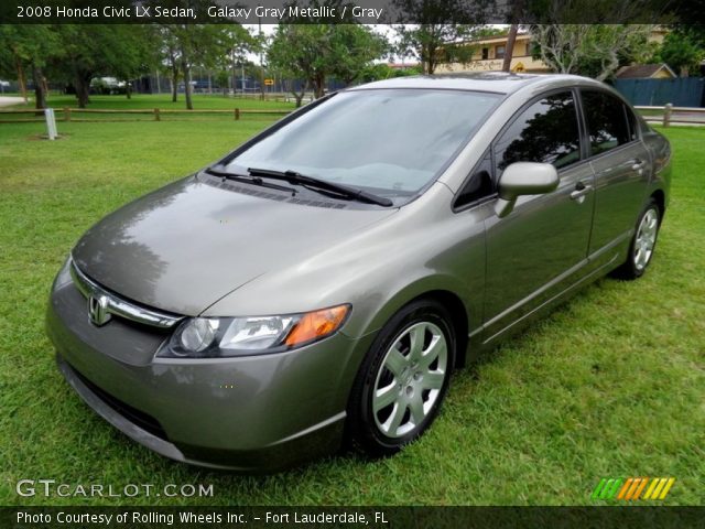 2008 Honda Civic LX Sedan in Galaxy Gray Metallic
