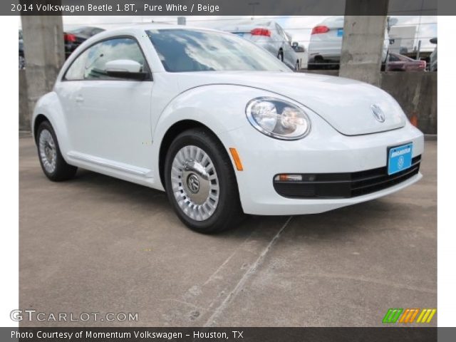 2014 Volkswagen Beetle 1.8T in Pure White