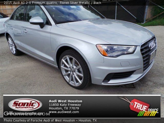 2015 Audi A3 2.0 Premium quattro in Florett Silver Metallic