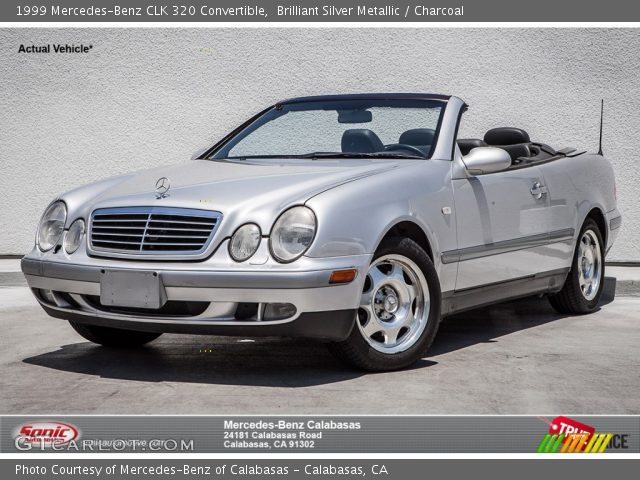 1999 Mercedes-Benz CLK 320 Convertible in Brilliant Silver Metallic