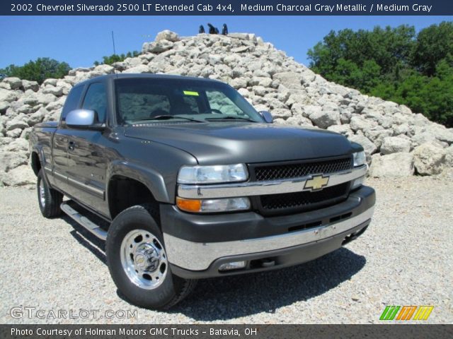 2002 Chevrolet Silverado 2500 LT Extended Cab 4x4 in Medium Charcoal Gray Metallic