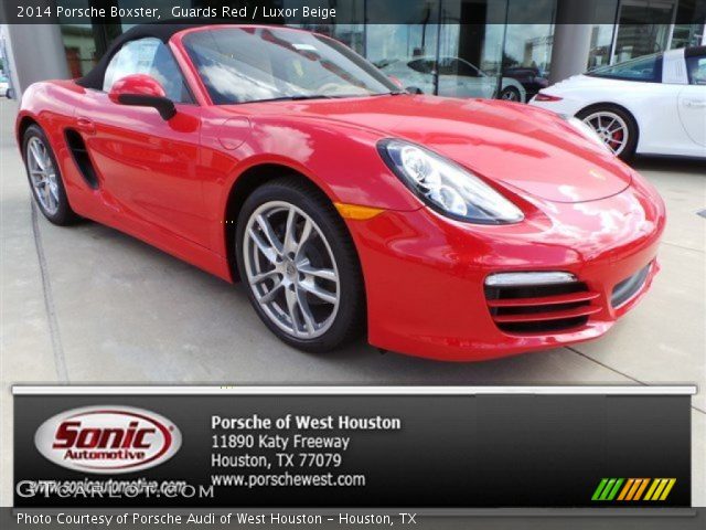 2014 Porsche Boxster  in Guards Red