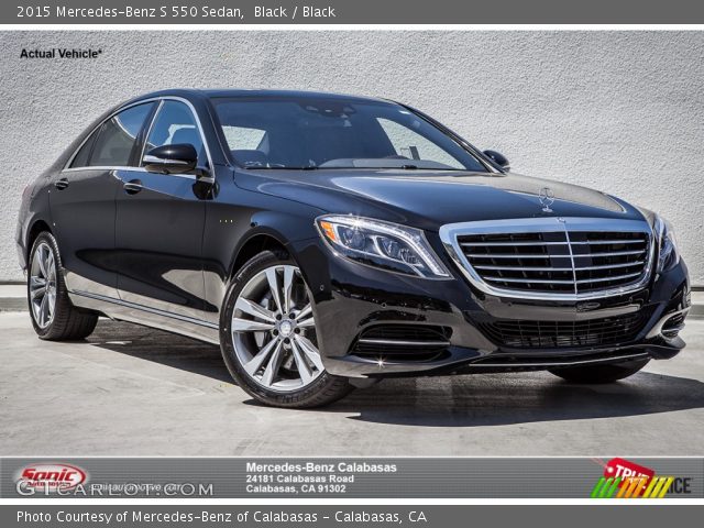 2015 Mercedes-Benz S 550 Sedan in Black