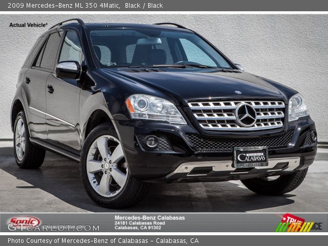 2009 Mercedes-Benz ML 350 4Matic in Black
