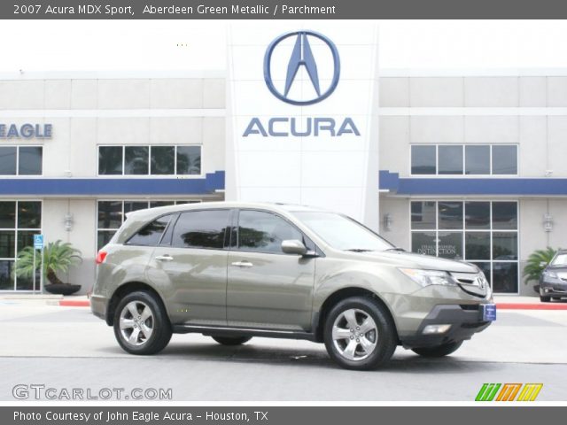 2007 Acura MDX Sport in Aberdeen Green Metallic