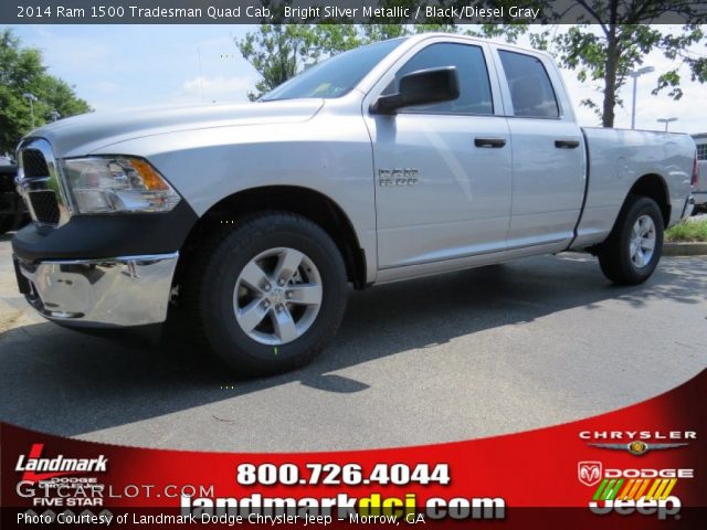 2014 Ram 1500 Tradesman Quad Cab in Bright Silver Metallic