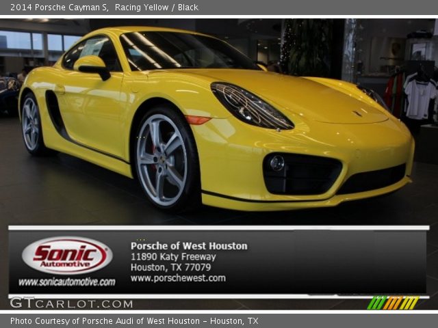 2014 Porsche Cayman S in Racing Yellow