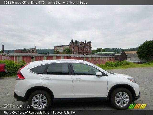 2012 Honda CR-V EX-L 4WD in White Diamond Pearl