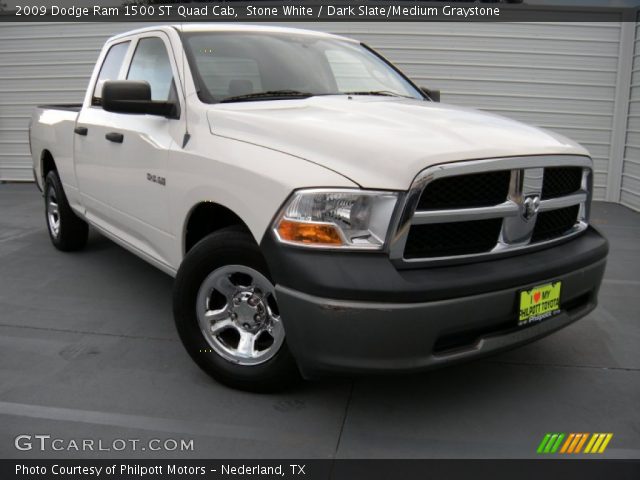 2009 Dodge Ram 1500 ST Quad Cab in Stone White