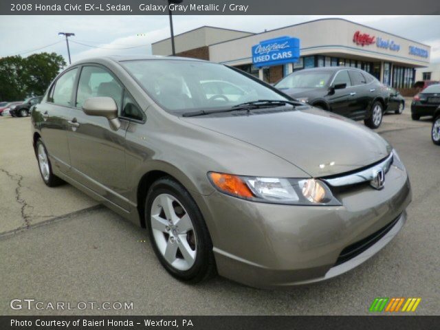 2008 Honda Civic EX-L Sedan in Galaxy Gray Metallic