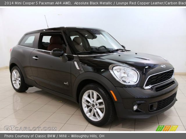 2014 Mini Cooper S Paceman All4 AWD in Absolute Black Metallic