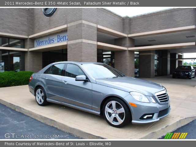 2011 Mercedes-Benz E 350 4Matic Sedan in Palladium Silver Metallic