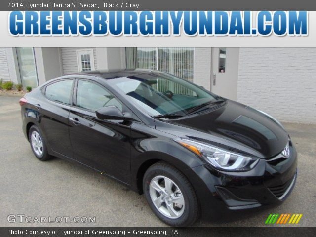 2014 Hyundai Elantra SE Sedan in Black
