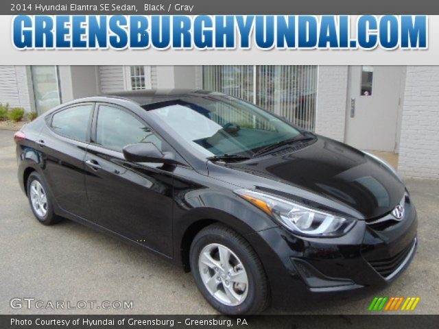 2014 Hyundai Elantra SE Sedan in Black
