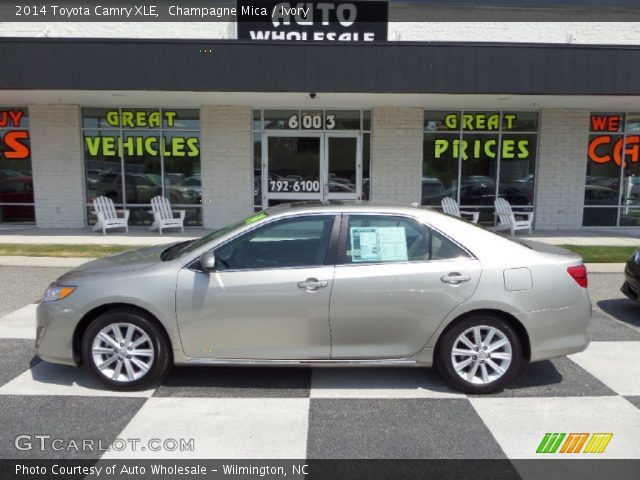 2014 Toyota Camry XLE in Champagne Mica