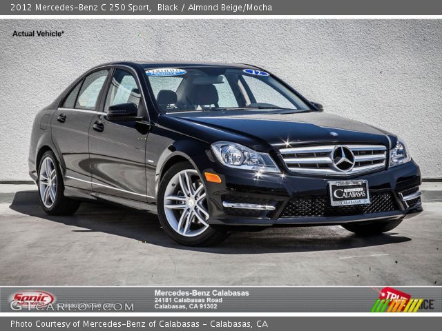 2012 Mercedes-Benz C 250 Sport in Black
