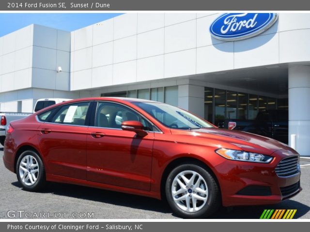 2014 Ford Fusion SE in Sunset
