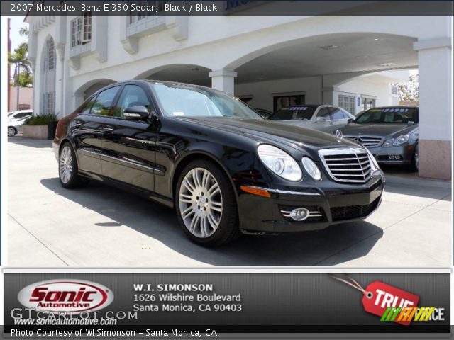 2007 Mercedes-Benz E 350 Sedan in Black