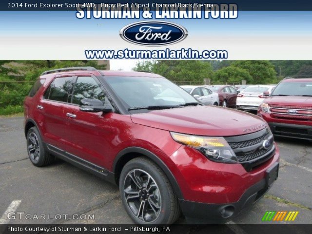 2014 Ford Explorer Sport 4WD in Ruby Red