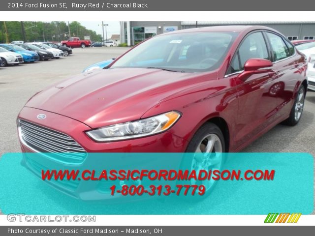 2014 Ford Fusion SE in Ruby Red
