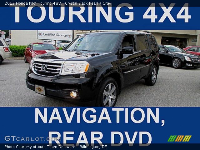 2013 Honda Pilot Touring 4WD in Crystal Black Pearl