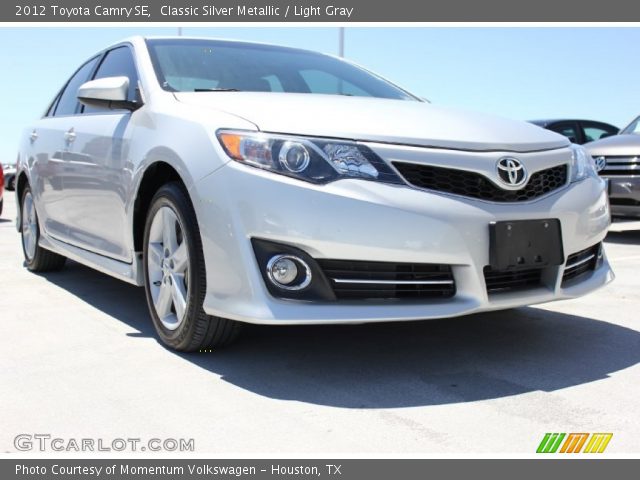 2012 Toyota Camry SE in Classic Silver Metallic