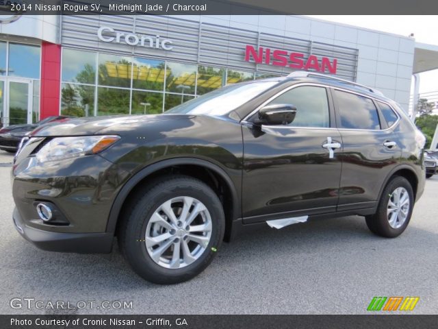 2014 Nissan Rogue SV in Midnight Jade